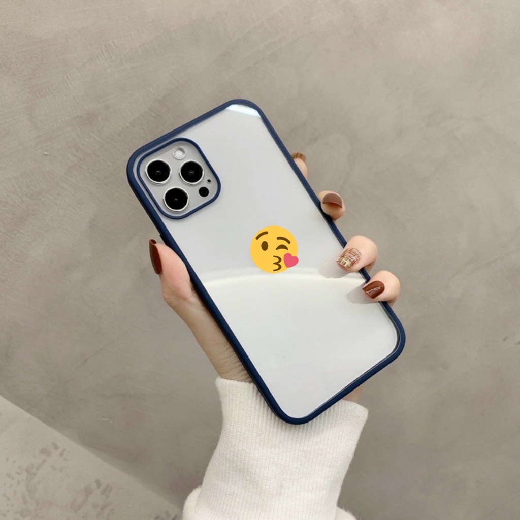 Ốp lưng Likgus trong viền màu cho iPhone 7 đến 15 Pro max ,12, 13 Pro Max, 11, chống sốc không ốp màu mẫu mới 2021
