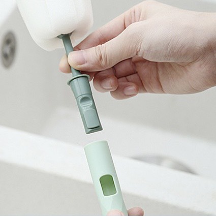 Cọ rửa bình sữa mút xốp, cọ bình nước, cọ lý cốc, đầu mút có thể thay thế Bunakids CB01