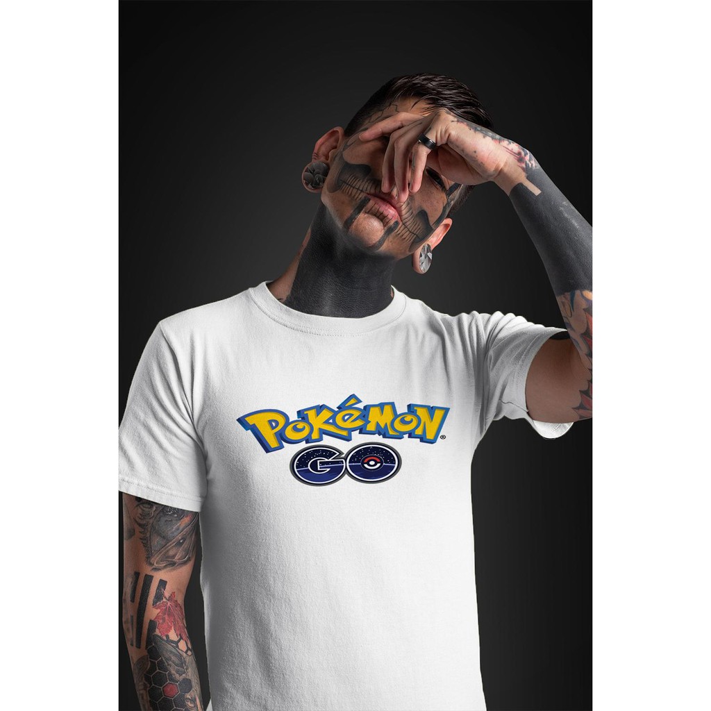 Áo thun in hình Logo pokemon Go version 1