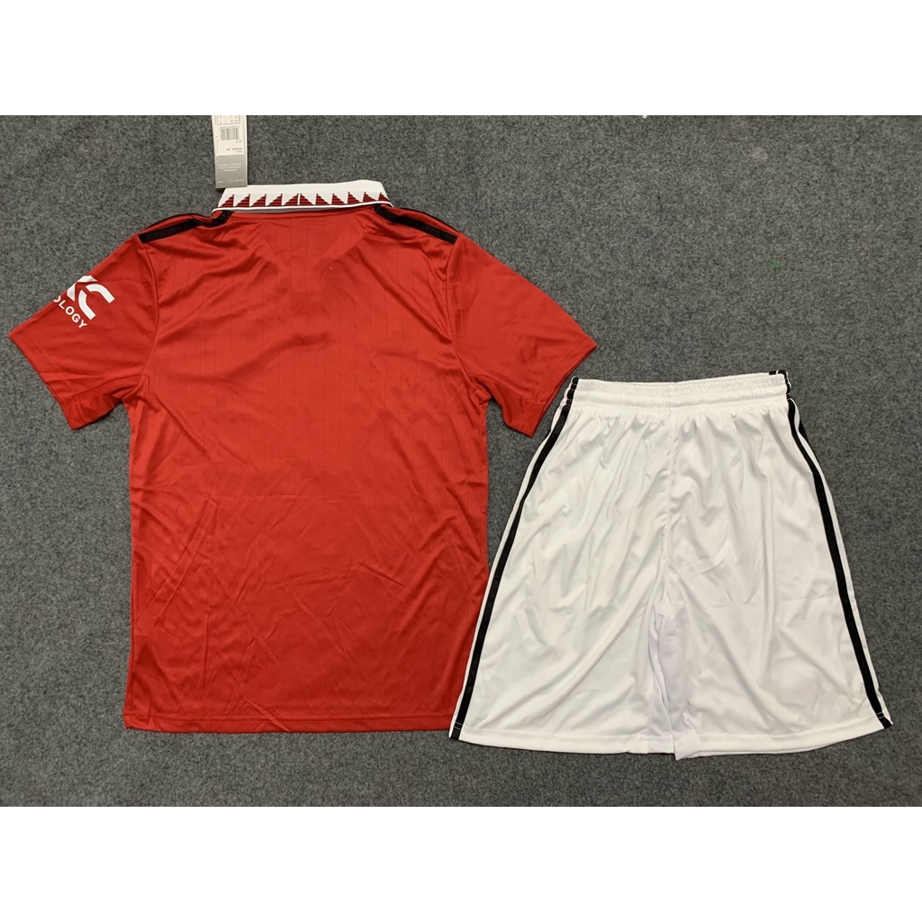 Bộ Quần Áo Bóng Đá Đội Manchester United Mùa Giải 22-23 Size s-2xl