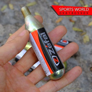 1 bình CO2 16gr ZEFAL từ Pháp dùng bơm xe đạp