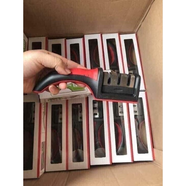 Dụng cụ mài dao kéo cầm tay 3 cấp độ tiện lợi