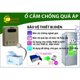 Ổ cắm điện bảo vệ tủ lạnh Anpha Delay