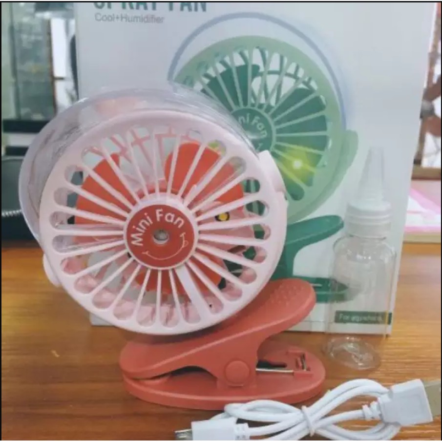 Quạt tích điện 600MAH, kẹp sạc mini cầm tay 4 cấp độ gió,kỳ diệu mẹ khỏe con vui | BigBuy360 - bigbuy360.vn