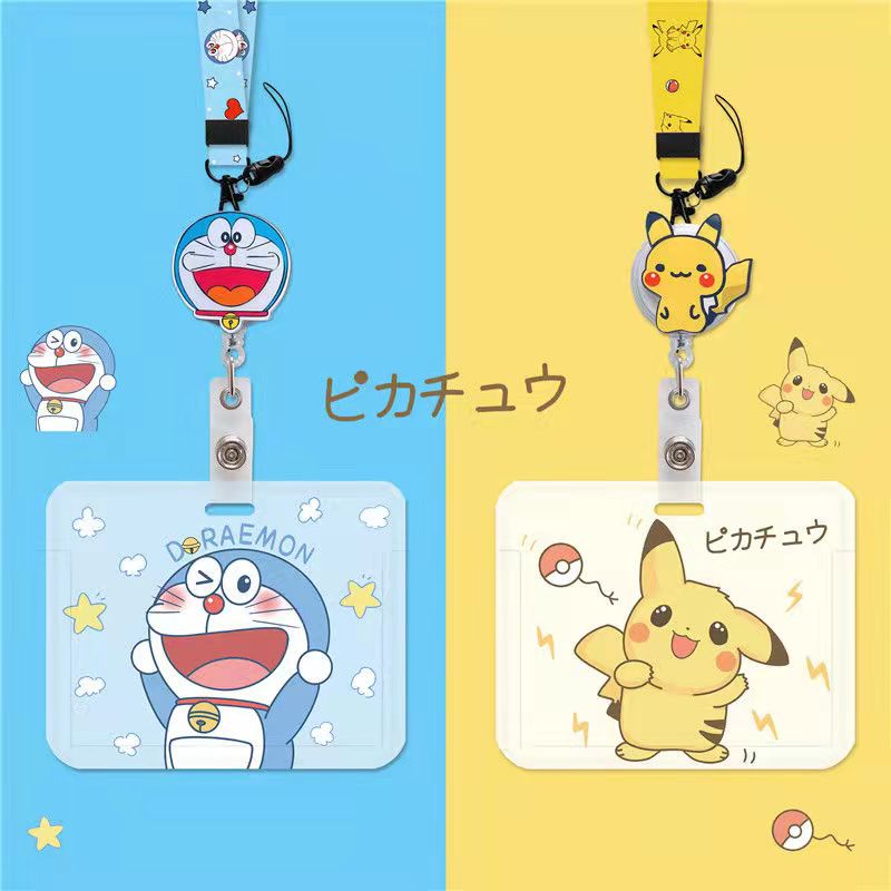 Vỏ Bọc Thẻ Xe Buýt / Y Tá / Bác Sĩ Họa Tiết Hoạt Hình Dễ Thương Có Thể Thu Gọn