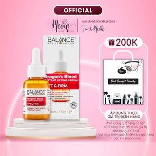 Serum Balance nâng cơ phục hồi da tinh chất cây máu rồng Active Formula Dragon's Blood Instant Lifting 30ml