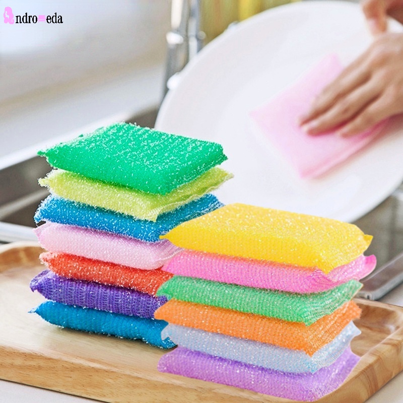 Set 4 Miếng Bọt Biển Hai Mặt Dùng Để Lau Chùi Dụng Cụ Nhà Bếp Đa Năng Tiện Dụng