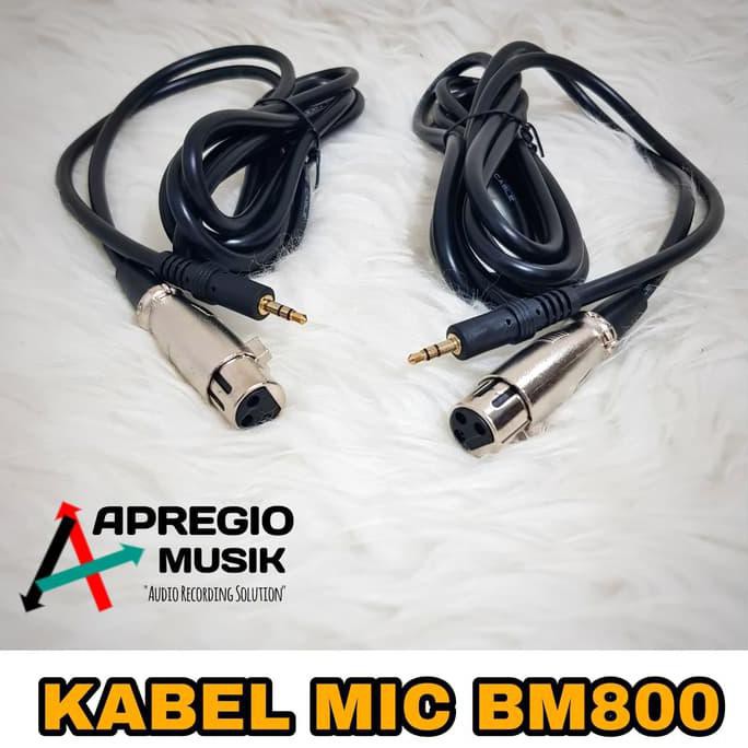 Dây Cáp Micro Bm800 Bm8000 Bm700 Xlr To Kack 3.5 Aux Chính Hãng