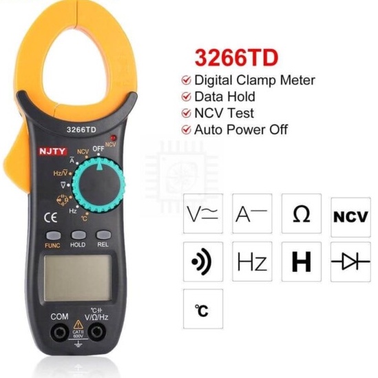 Đồng hò Ampe kìm Digital Clamp Meter 3266TD