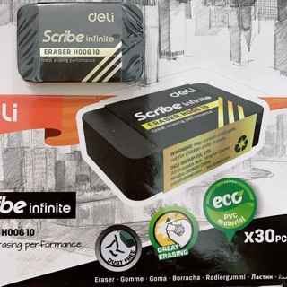 Tẩy gôm xịn loại đen cực sạch DELI hàng tốt