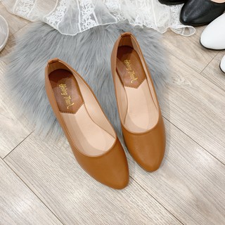 Giày gót vuông cao 3 phân trơn màu G2 - (về hàng size 40, 41, 42)