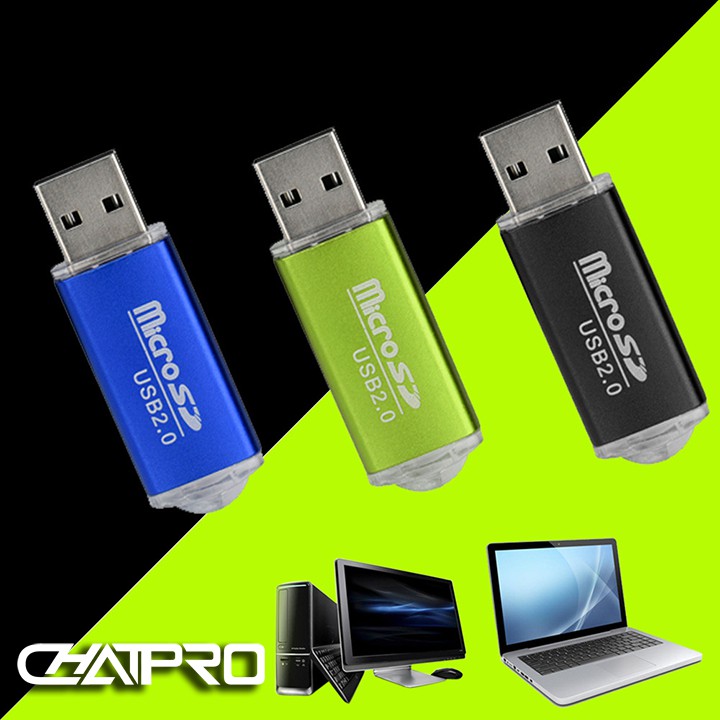 Đầu đọc thẻ nhớ Micro SD vỏ nhôm | BigBuy360 - bigbuy360.vn