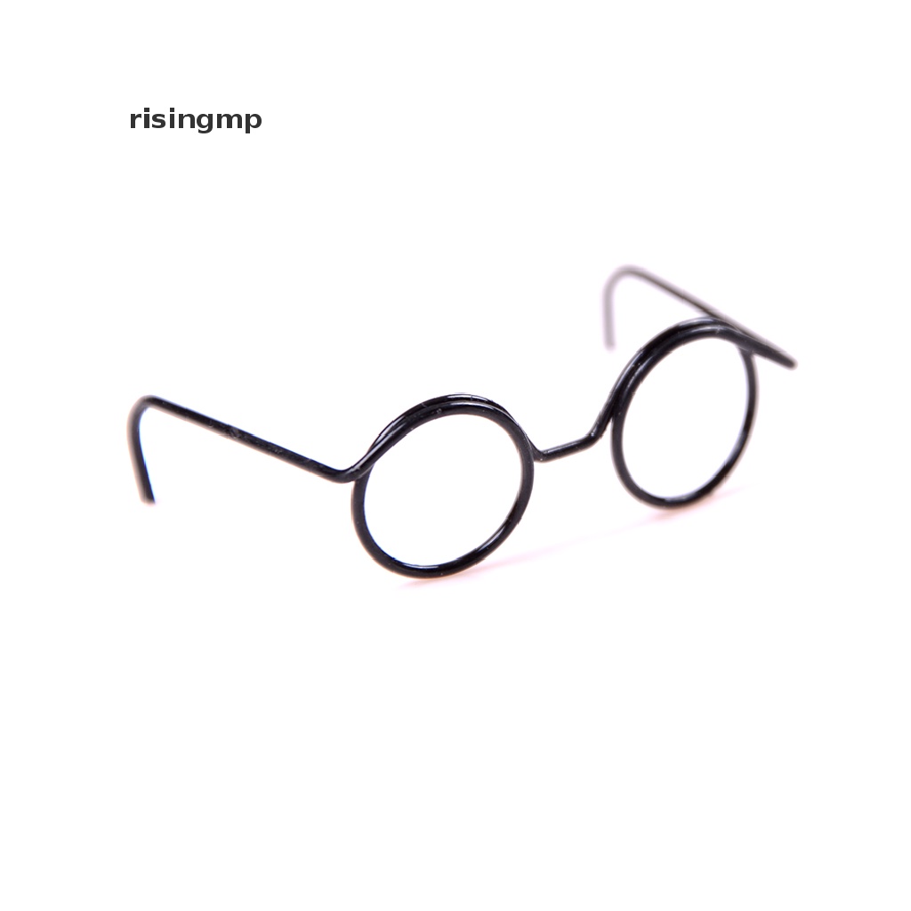 Set 2 Mắt Kính Gọng Tròn Cho Búp Bê BJD 1 / 6 30cm ♨Trên đó