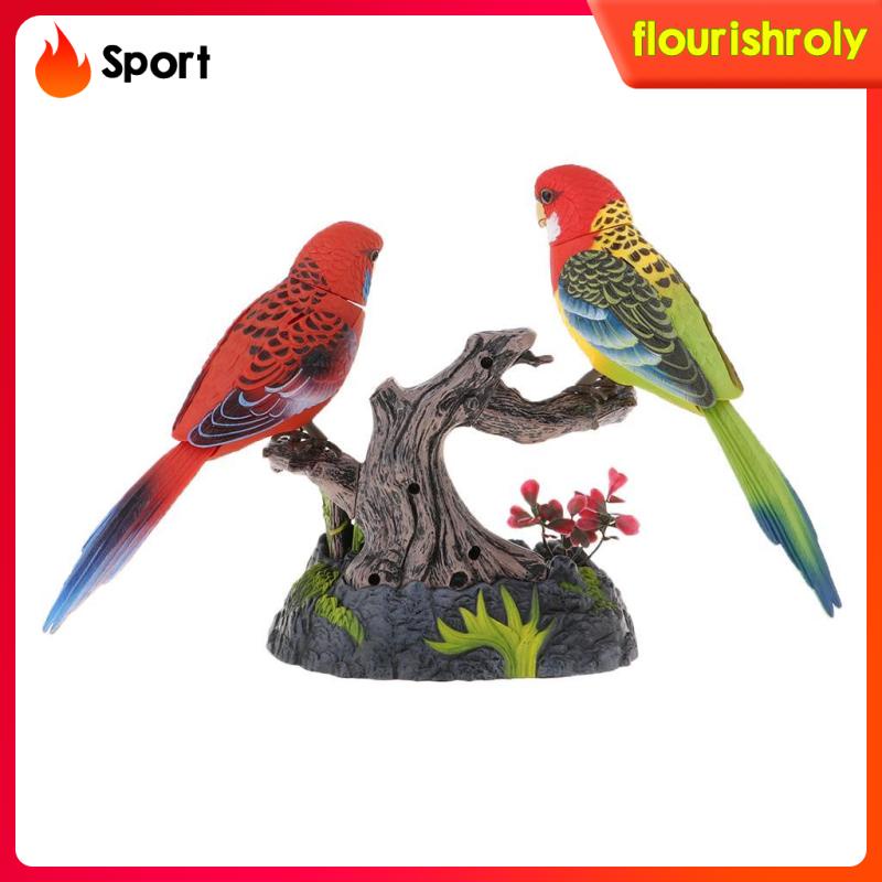 Đồ Chơi Điện Tử Biết Nói Cảm Ứng Giọng Nói Nhiều Màu Sắc Dành Cho Chim Vẹt