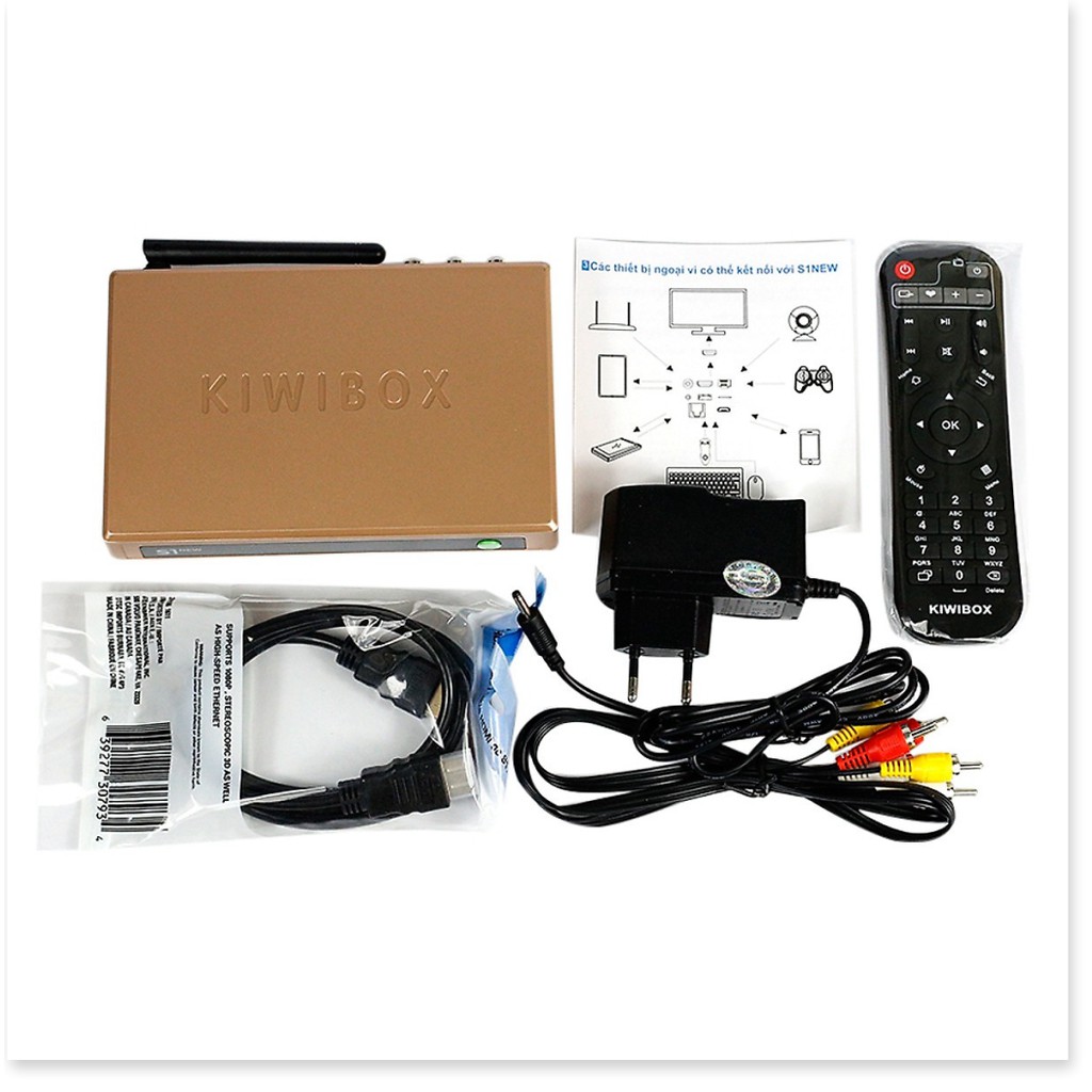 Android TV box Kiwi S1 New - Hàng Chính Hãng