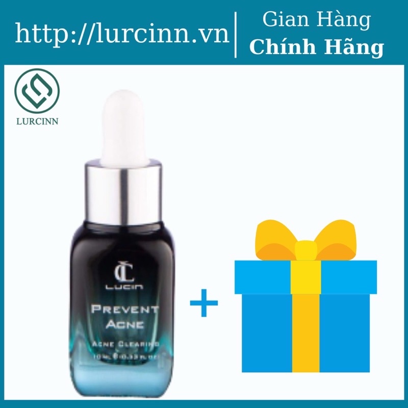 Serum chăm sóc da mụn,mờ thâm prevent acne 10ml LURCINN