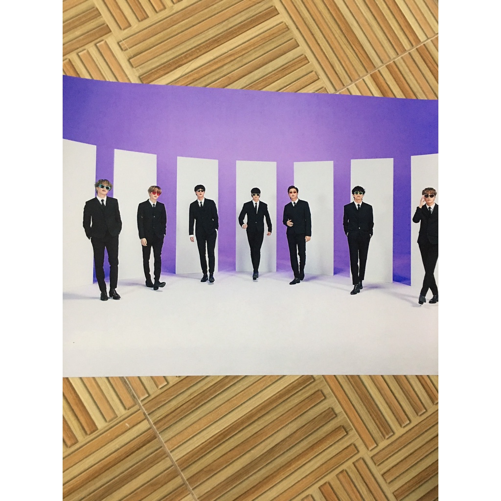 Poster nhóm nhạc  BTS khổ A3 siêu đẹp -ảnh thật