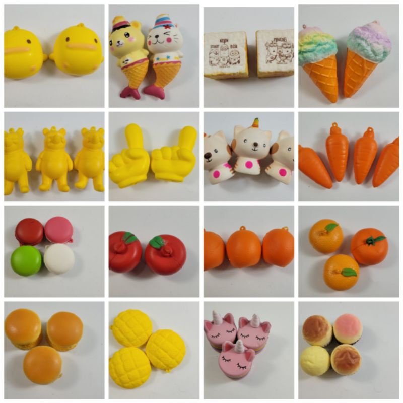 Đồ chơi squishy mini nhật mẫu xinh giảm căng thẳng