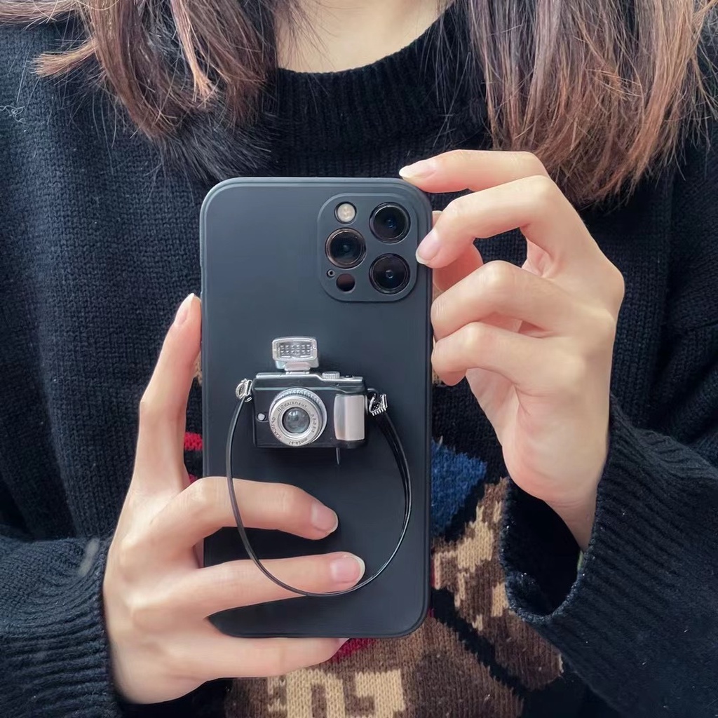 Vỏ Bảo Vệ Hộp Sạc Tai Nghe Bluetooth airpods 1/2/3 pro Bằng tpu Mềm Họa Tiết Hoạt Hình Gắn Dây Xích Thời Trang