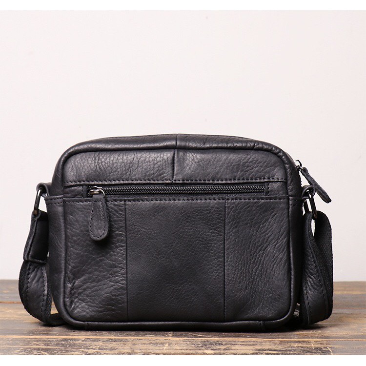 TÚI DA ĐEO CHÉO PHOM NGANG DA BÒ THẬT  DB154