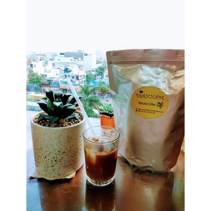 Cà Phê Robusta Nguyên Chất 100% Gói 500GR (Có Loại Hạt và Xay) | BigBuy360 - bigbuy360.vn