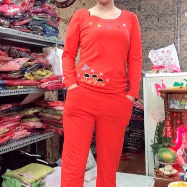 Đồ bộ dài tay thu đông