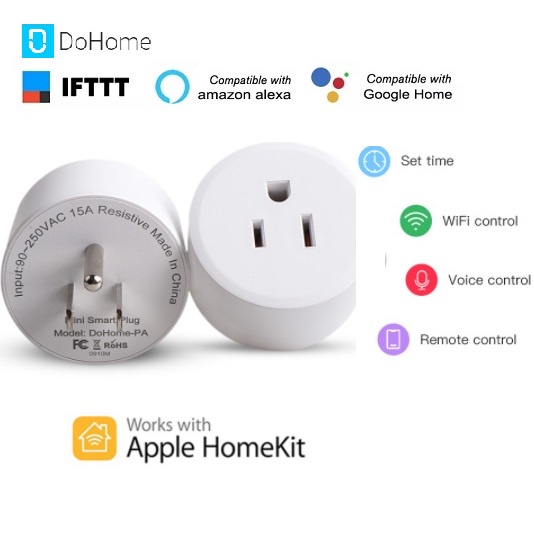 Ổ Cắm Thông Minh Wifi 10A, Điều Khiển Từ Xa Bằng Điện Thoại, tặng ổ cắm chuyển đổi 3 chấu sang 2 chấu