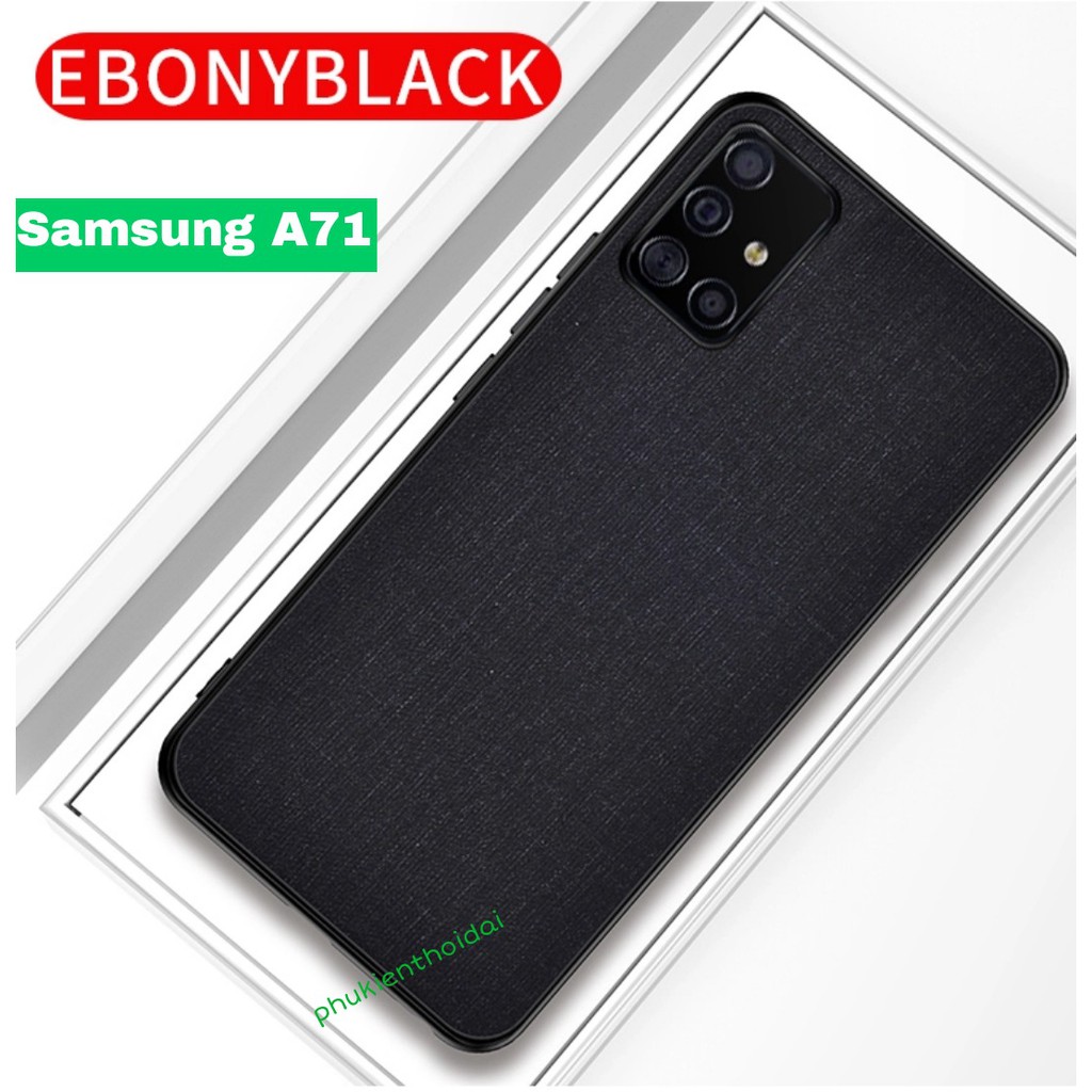 Ốp lưng Samsung Galaxy A71 FREESHIP Từ 50k chống sốc vải bố thời trang cao cấp 1