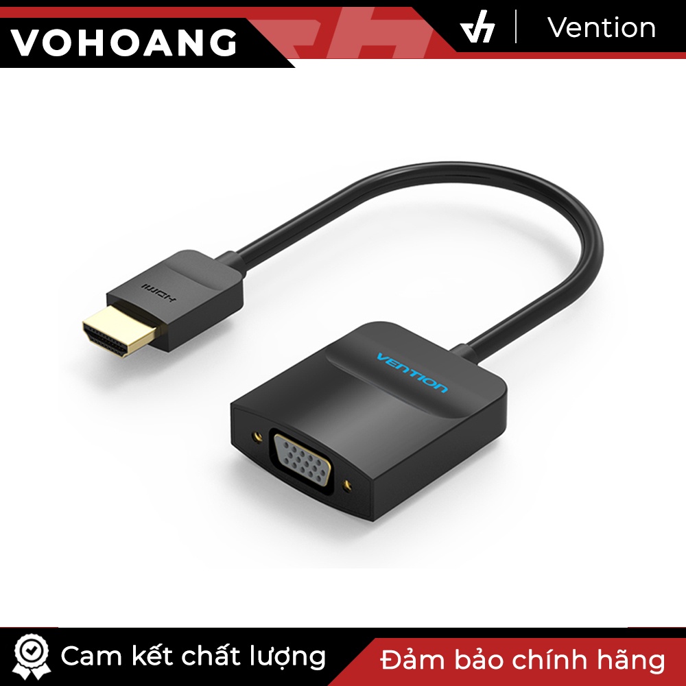 Bộ chuyển đổi HDMI sang VGA 0.15m chính hãng Vention chất lượng cao 42154