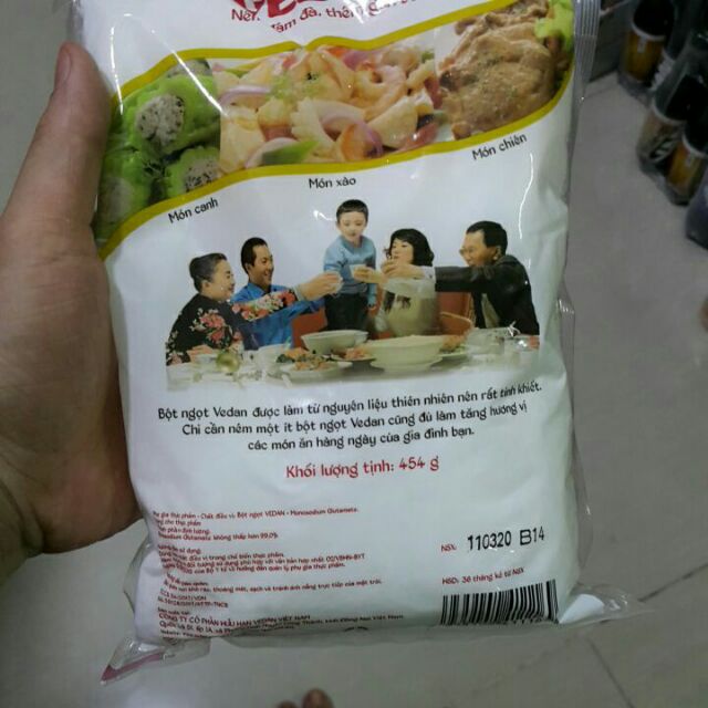Bột ngọt vedan hạt to 454g