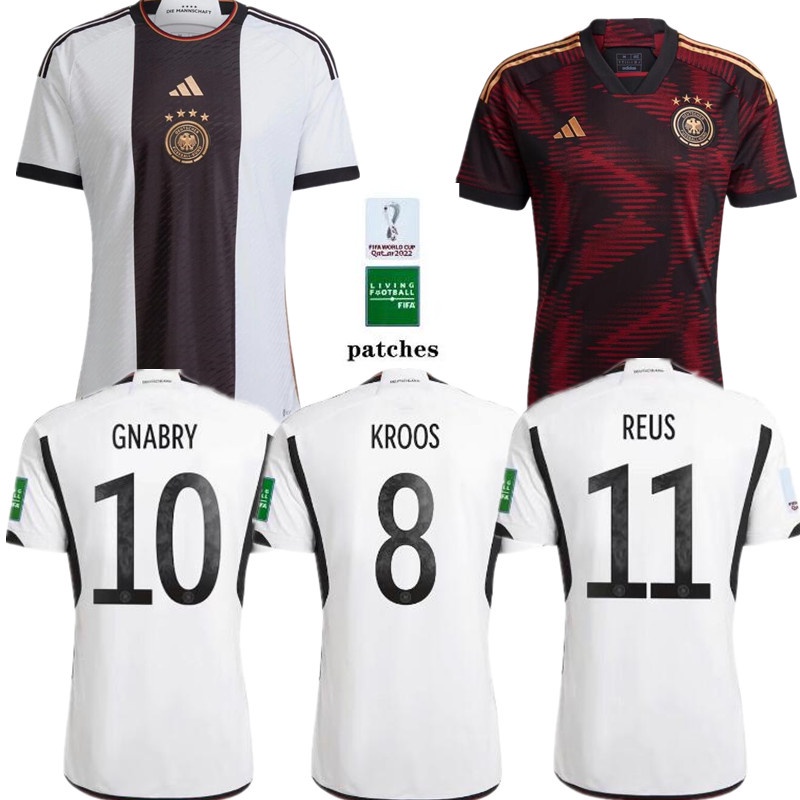 Áo Bóng Đá Ngắn Tay Số 22 / 23 Đội Tuyển Đức Size S-2XL