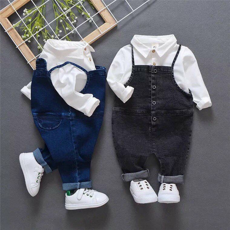 Freeship 99k TQ_Set yếm bé trai size 4 tuổi