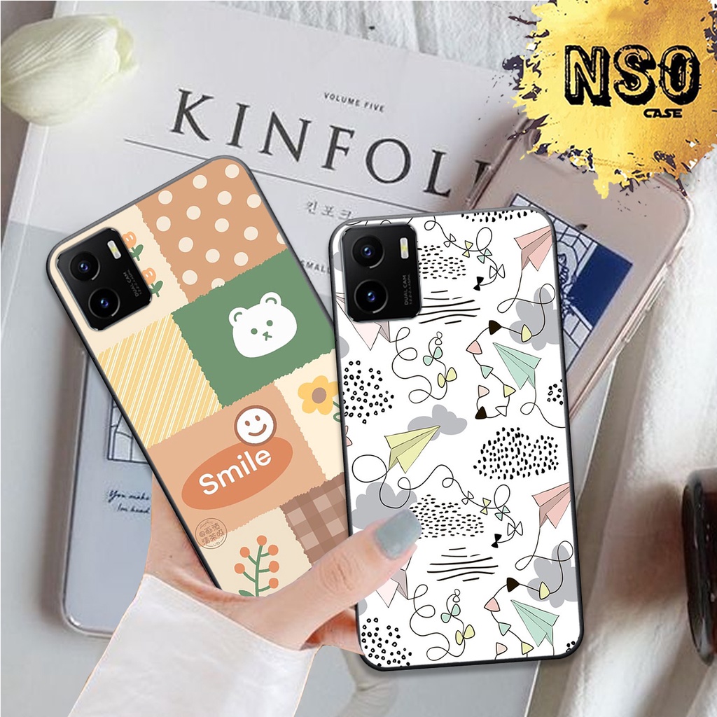 Ốp Vivo Y15s in hình họa tiết hoa lá đẹp lạ