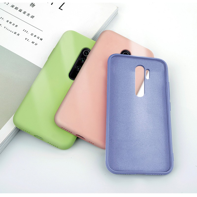 Koosuk Ốp điện thoại silicone mềm chống bẩn thời trang cho Xiaomi Redmi Note 8 8T 7 9S 9 Pro