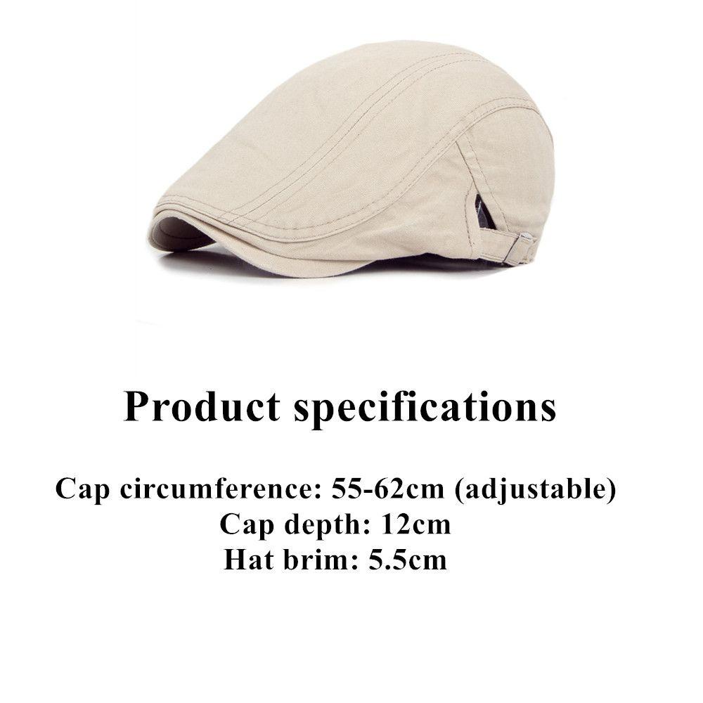 MELODG Mũ Lưỡi Trai Màu Sắc Đơn Giản Thời Trang Cho Nam