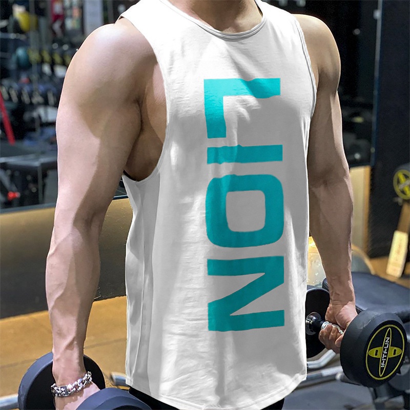 [GYMen]  Áo Thun Ba Lỗ Thể Thao Nam 3 lỗ hút mồ hôi mỏng nhanh khô  rộng rãi  giải trí  chạy bộ  tập thể dục  bóng rổ áo ba lỗ  rộng rãi    cỡ lớn  huấn luyện ngoài trời