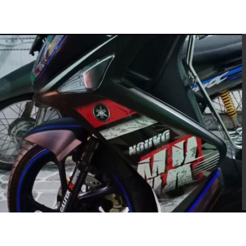 Ten rời xe nouvo 4 LX Mx đỏ đen