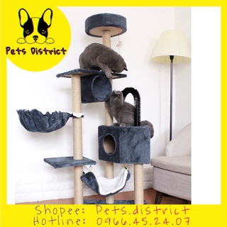 Trụ cào móng/ Cat tree cao cấp cho mèo, cây leo trèo giải trí cho hoàng thượng