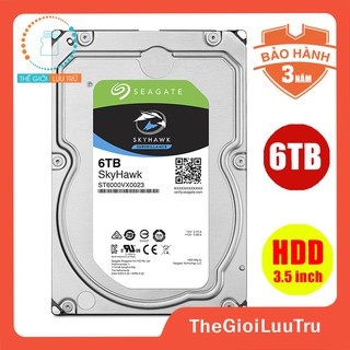 Ổ cứng máy tính Seagate Skyhawk 6TB 4TB 2TB - Chuyên dụng camera