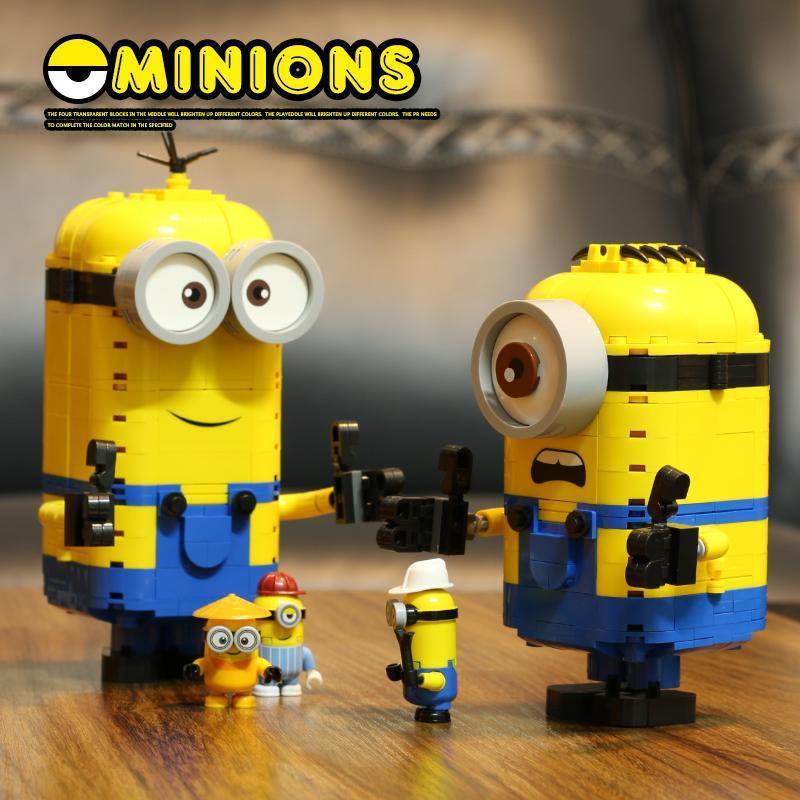 Bộ 876 Miếng|Bộ Đồ Chơi lego Xếp Hình Minion Vui Nhộn Dành Cho Bé