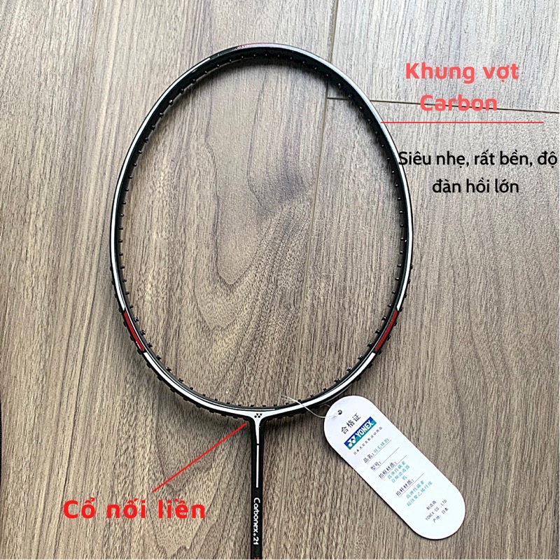 Vợt cầu lông Yonexxx carbonex, vợt cầu lông khung carbon chính hãng giá rẻ siêu nhẹ bền đẹp