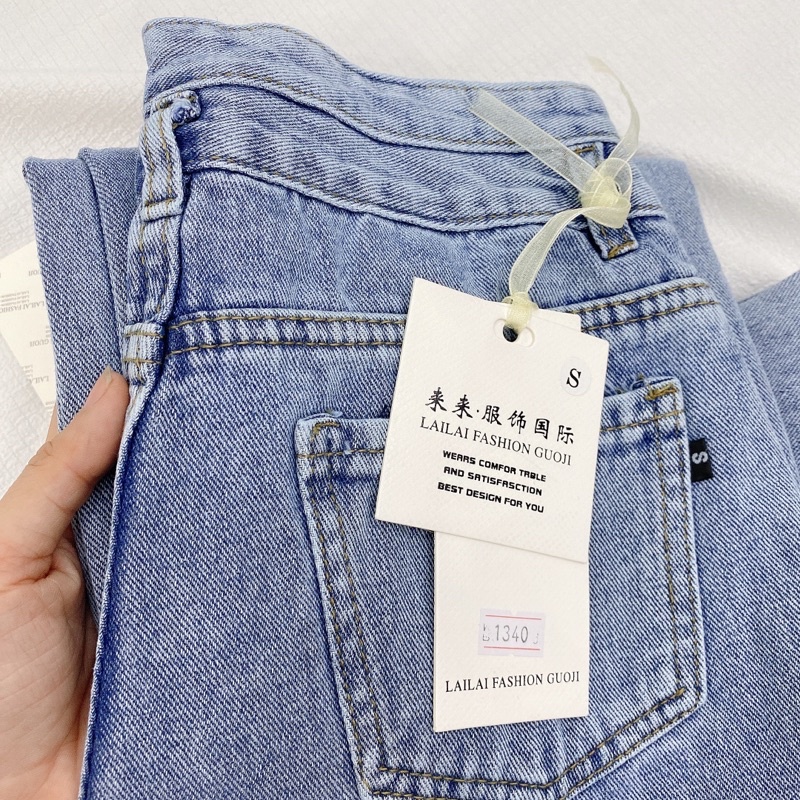 Quần Jean Ống Rộng 2 cúc #1340 1681226 Hàng Quảng Châu