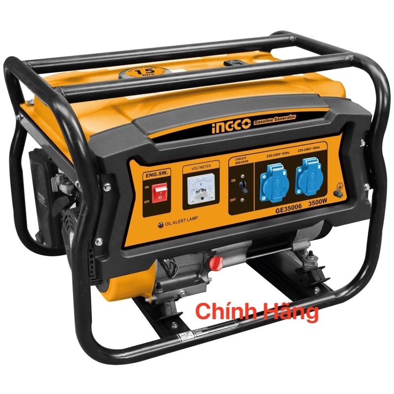 INGCO Máy phát điện dùng xăng 3.5 KW GE35006 (Cam kết Chính Hãng 100%)