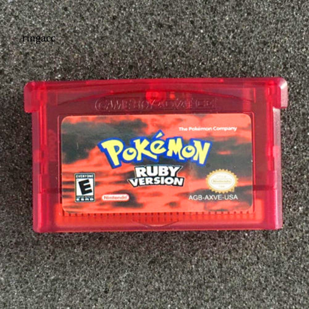 Thẻ trò chơi Pokemon cho GBA giải trí tiện dụng