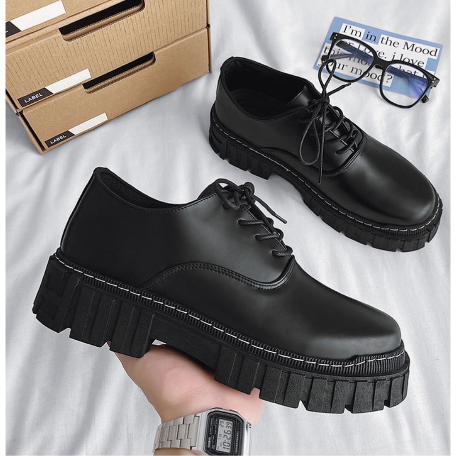 (VIDEO THẬT HÀNG TUYỂN CHỌN) Giày Bốt dr martens JAM thấp cổ tăng chiều cao 6 cm