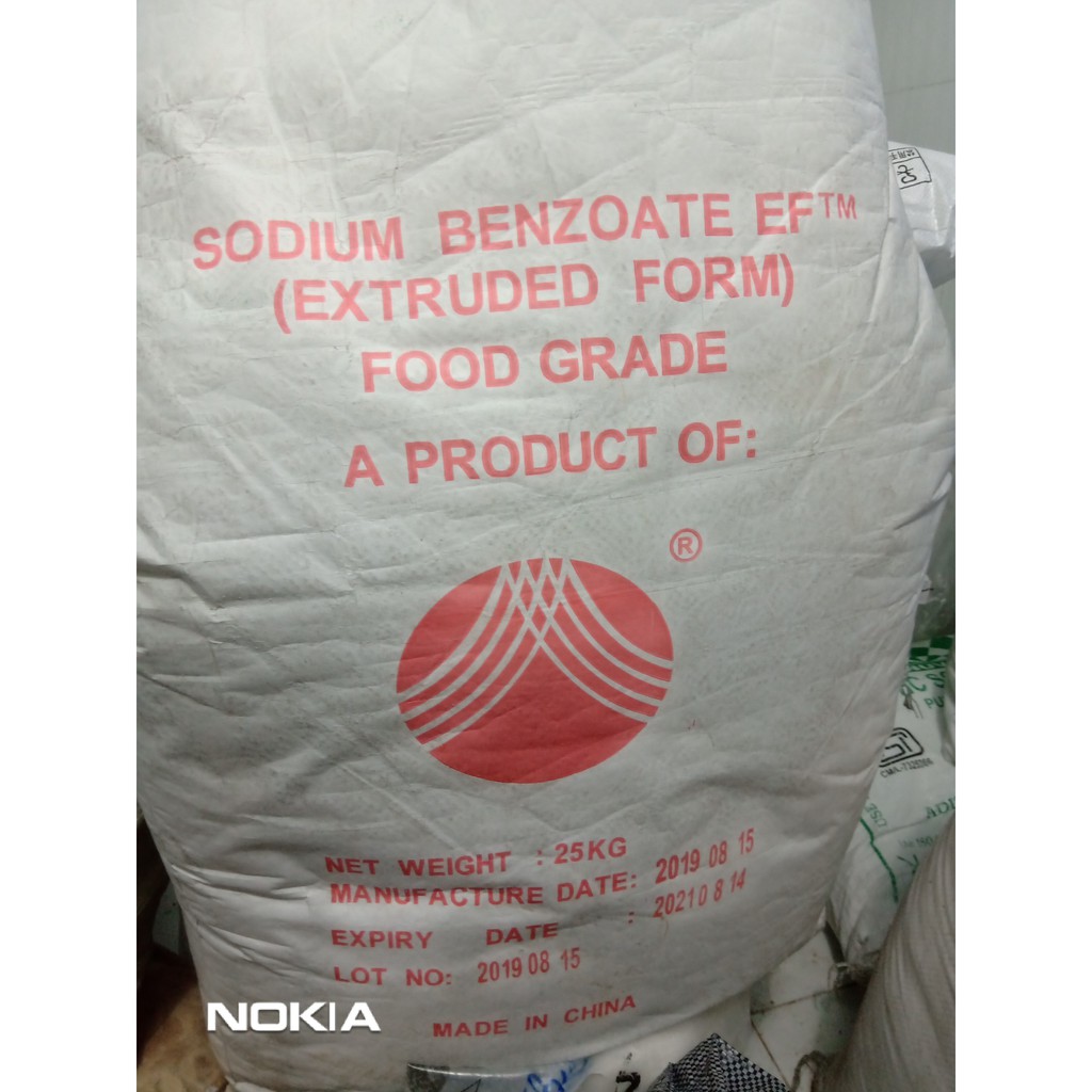 Sodium benzoate - C6H5COONa - Chất bảo quản thực phẩm 500gr.