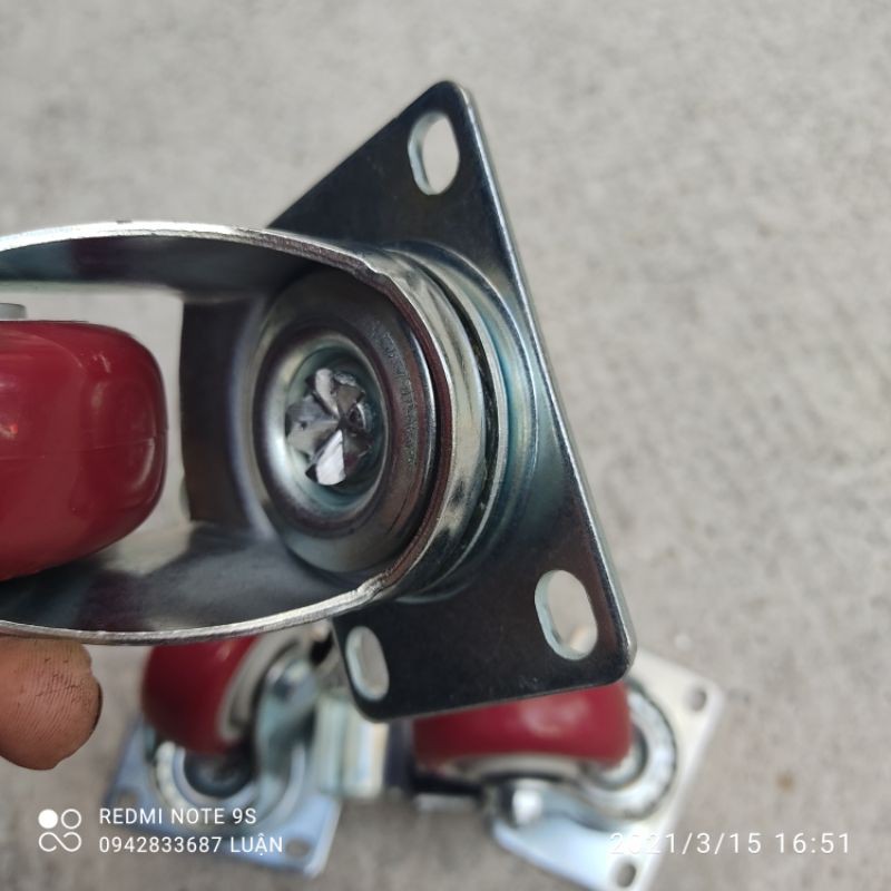 Bánh Xe Cao Su 7,5cm Cao Cấp