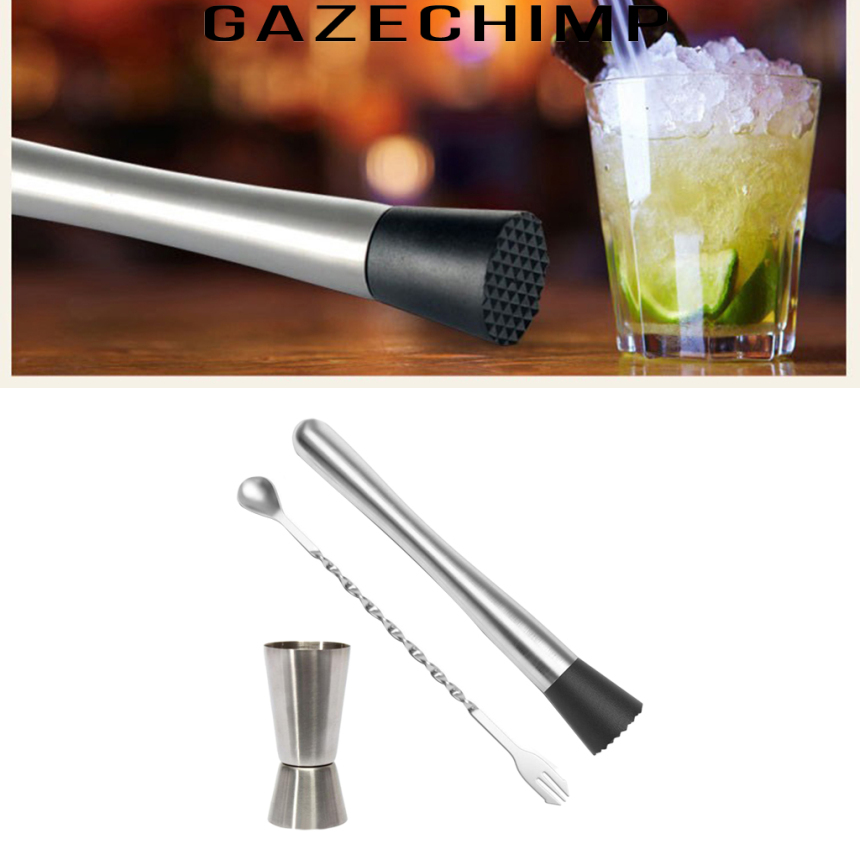 Bộ Dụng Cụ Pha Chế Cocktail Bằng Thép Không Gỉ Chuyên Dụng Cho Bartender