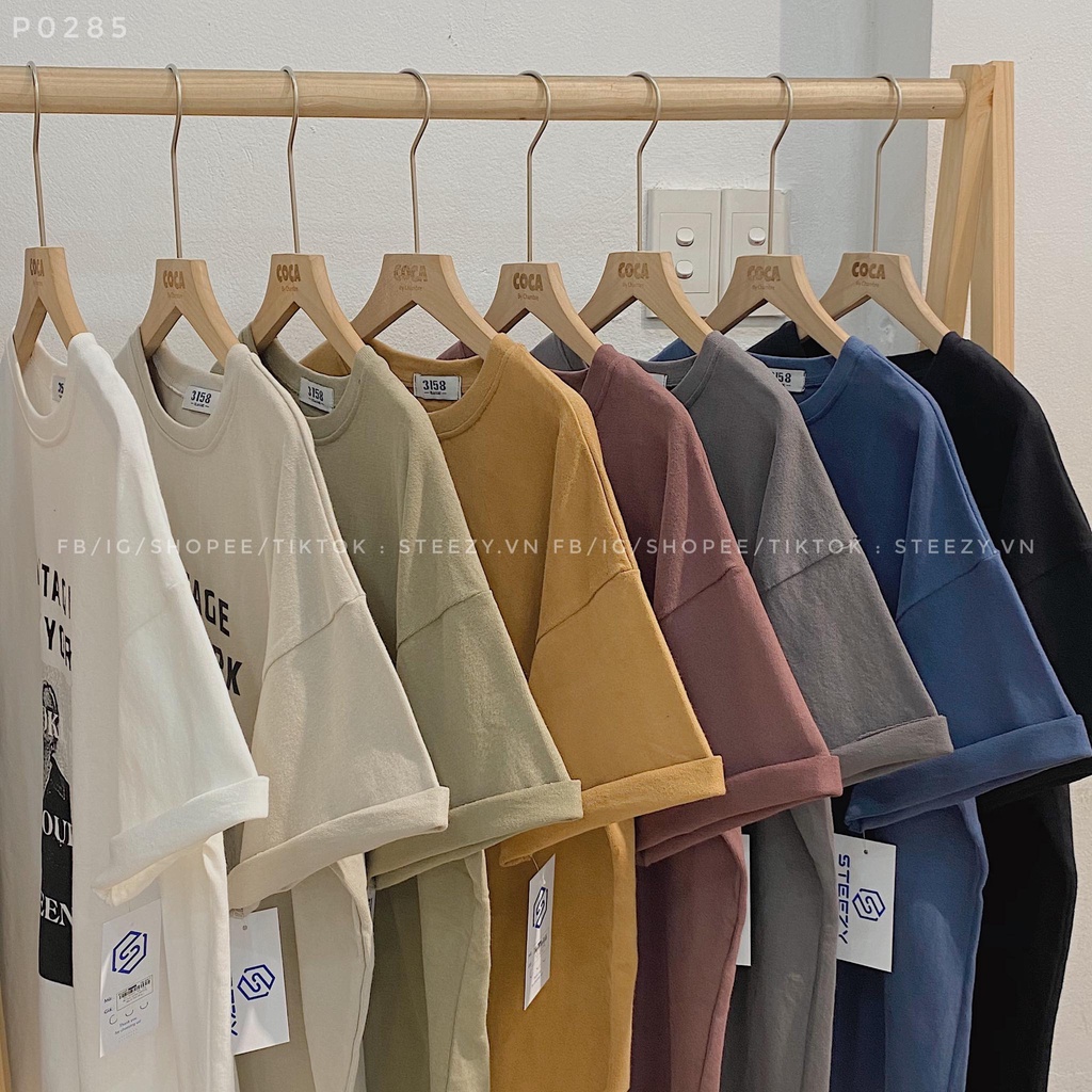 Áo thun cotton mặt lông dày in hình cô gái chữ VINTAGE NEWYORK form rộng