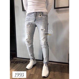 Quần Jean Nam Cao Cấp Kết Hợp Giày Thể Thao Vô Cùng Đẹp QJ121-fashionstarno1